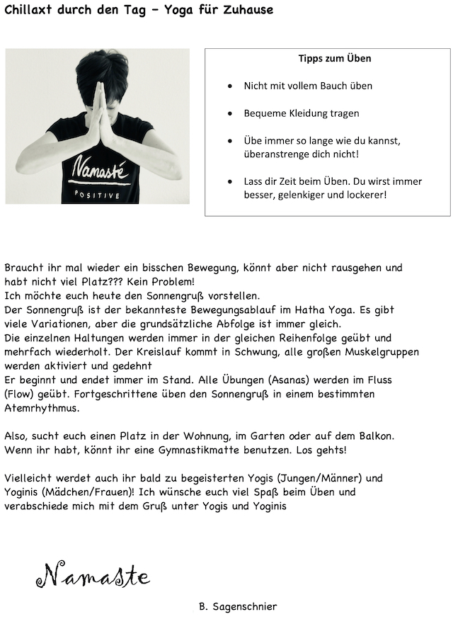 Chillaxt durch den Tag